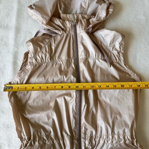 Athleta Jacket Roségold  Nylon Windbreaker Vest Lightweight Performance Size XS - Picture 8 of 9